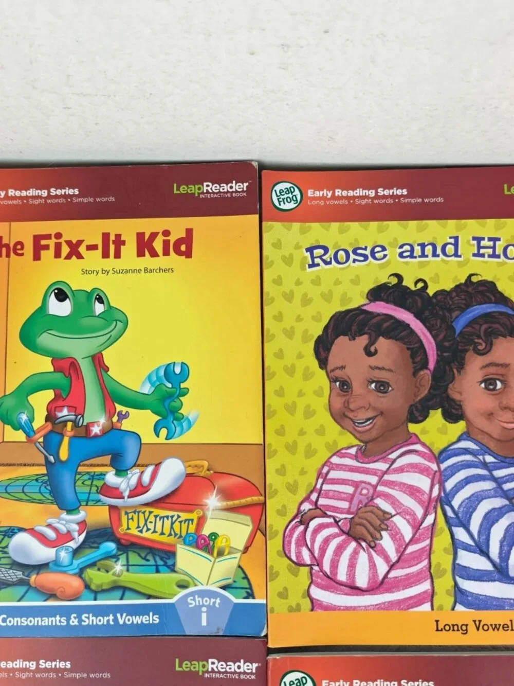 LeapFrog LeapReader Early Reading Series Lot Of 6 Paperback Books Children's